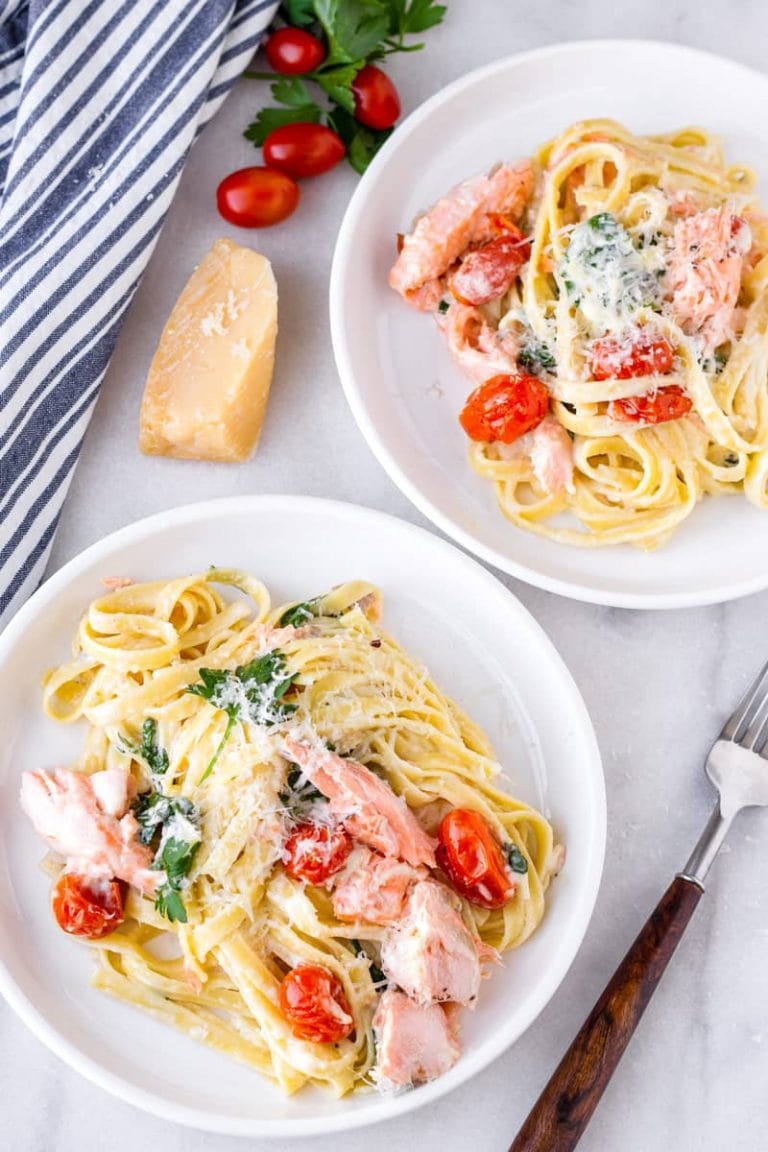 pasta salmon