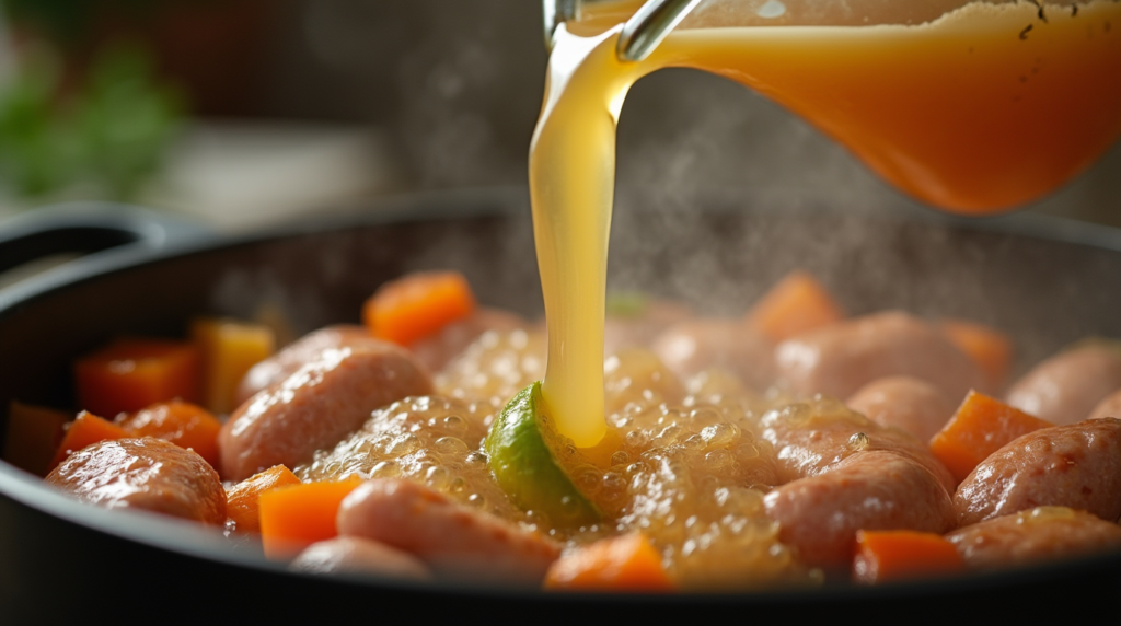 Creamy Parmesan Italian Sausage Soup