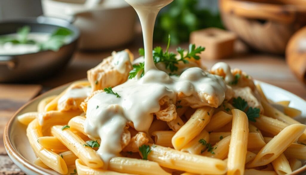 Creamy Ranch Sauce for Chicken Pasta