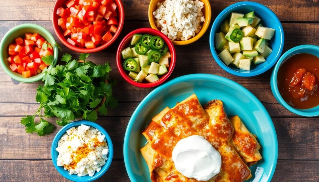 Enchilada Toppings and Garnishes