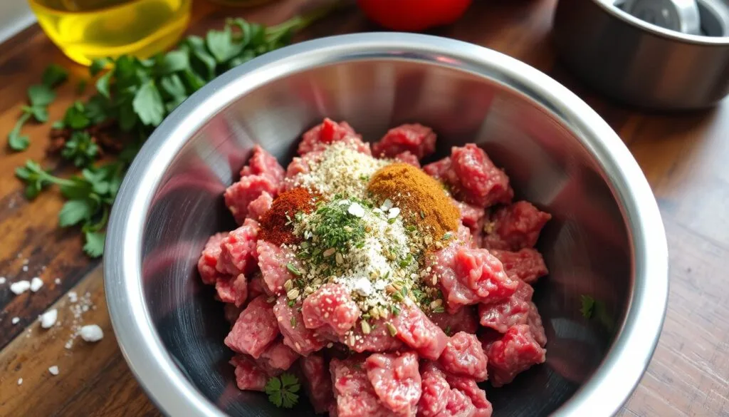 Ground Beef Preparation for Soup