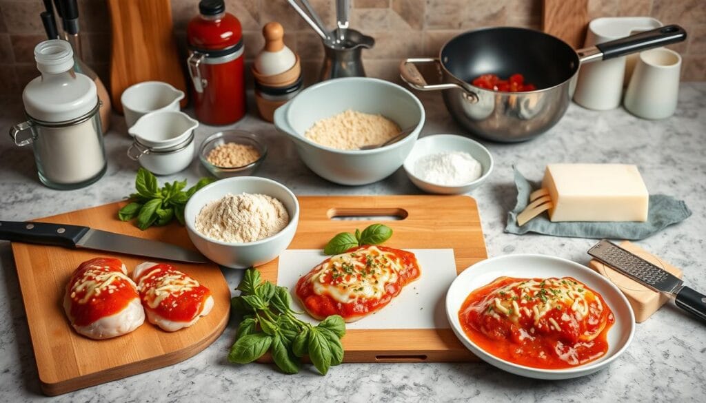 Kitchen Tools for Chicken Parmesan