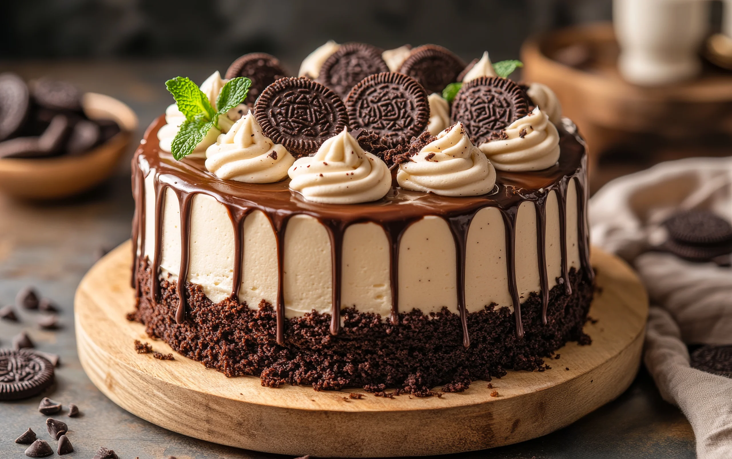 Oreo ice cream cake