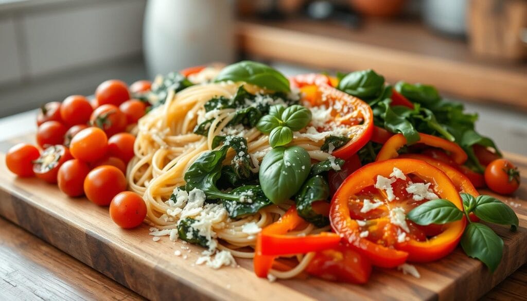 Vegetable Pasta Toppings