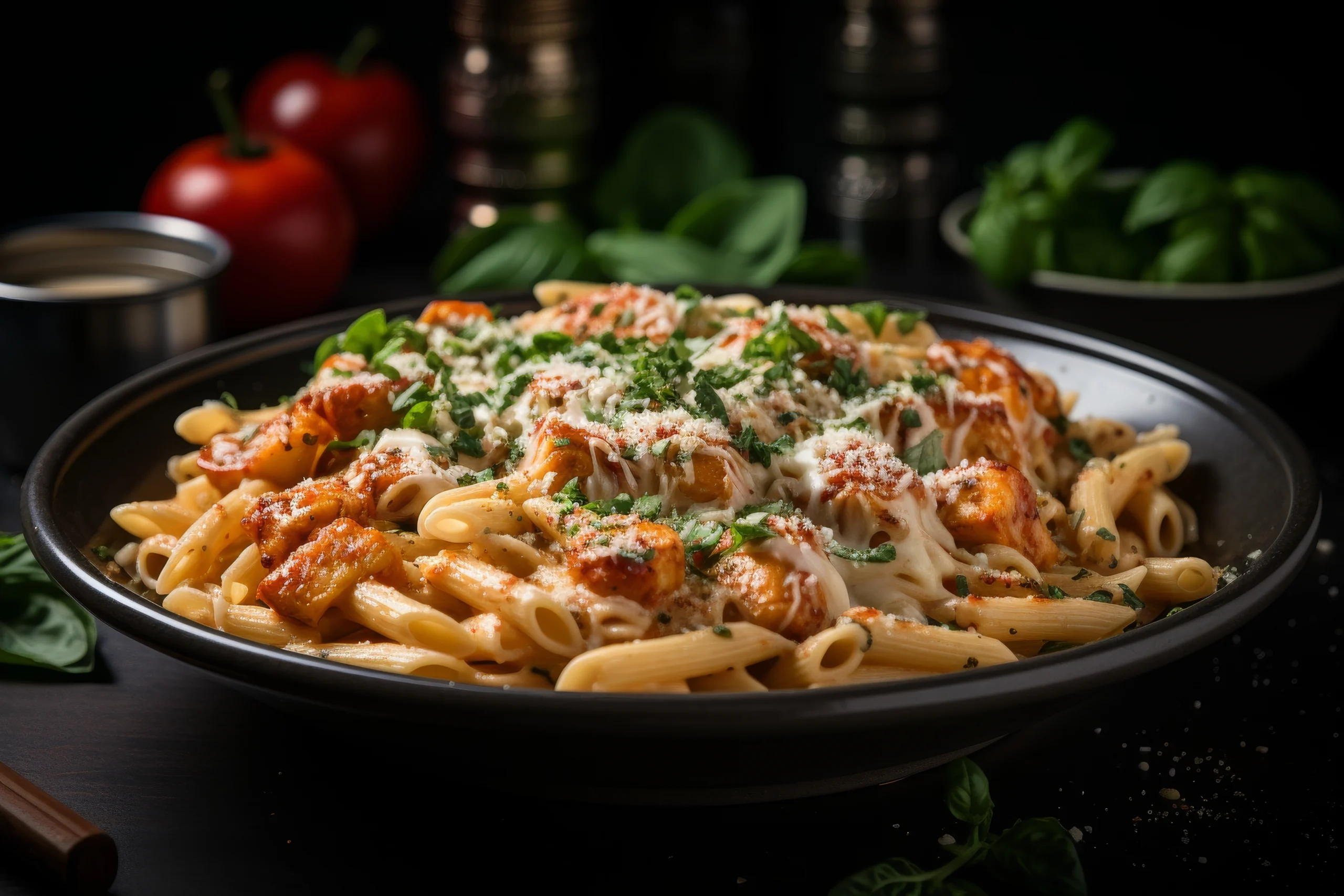 chicken bacon ranch pasta