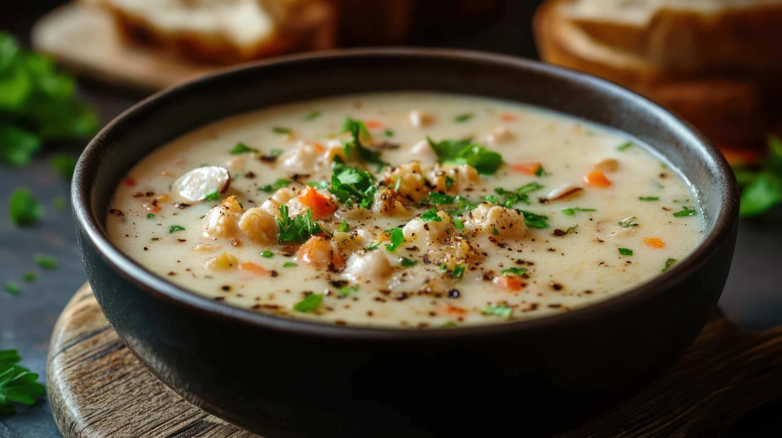 creamy parmesan italian sausage soup