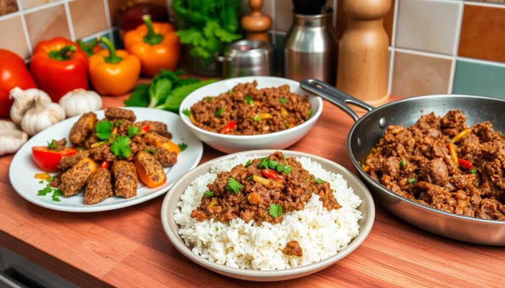 ground beef and rice recipes