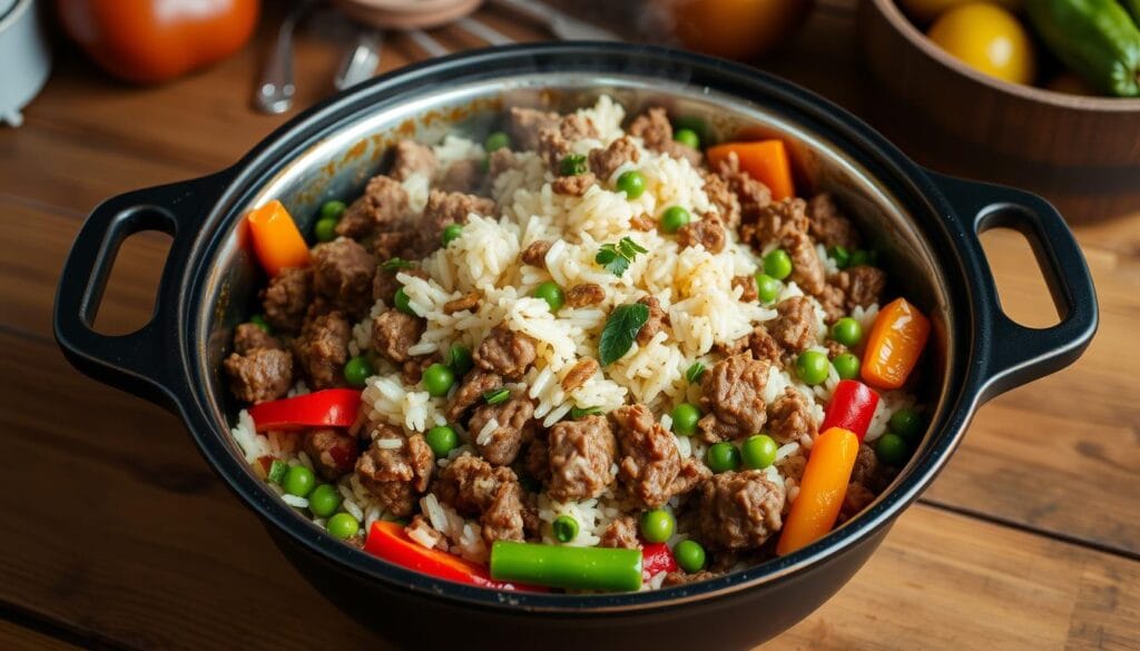 one-pot ground beef rice recipe