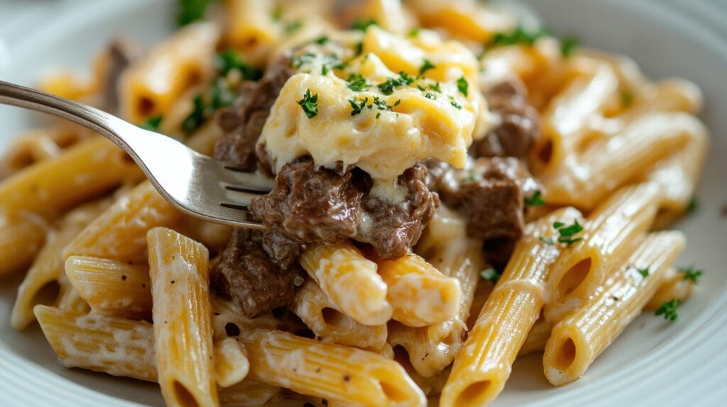 Philly Cheesesteak Pasta