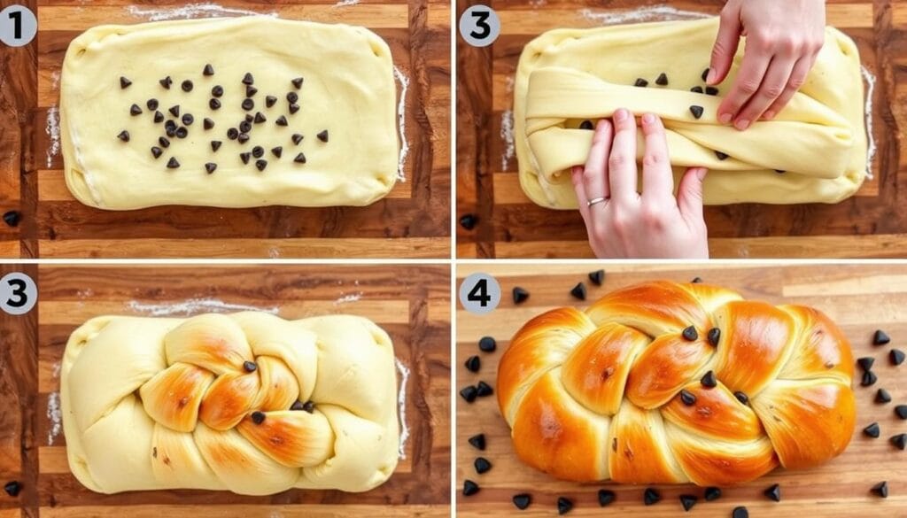 braided brioche step by step