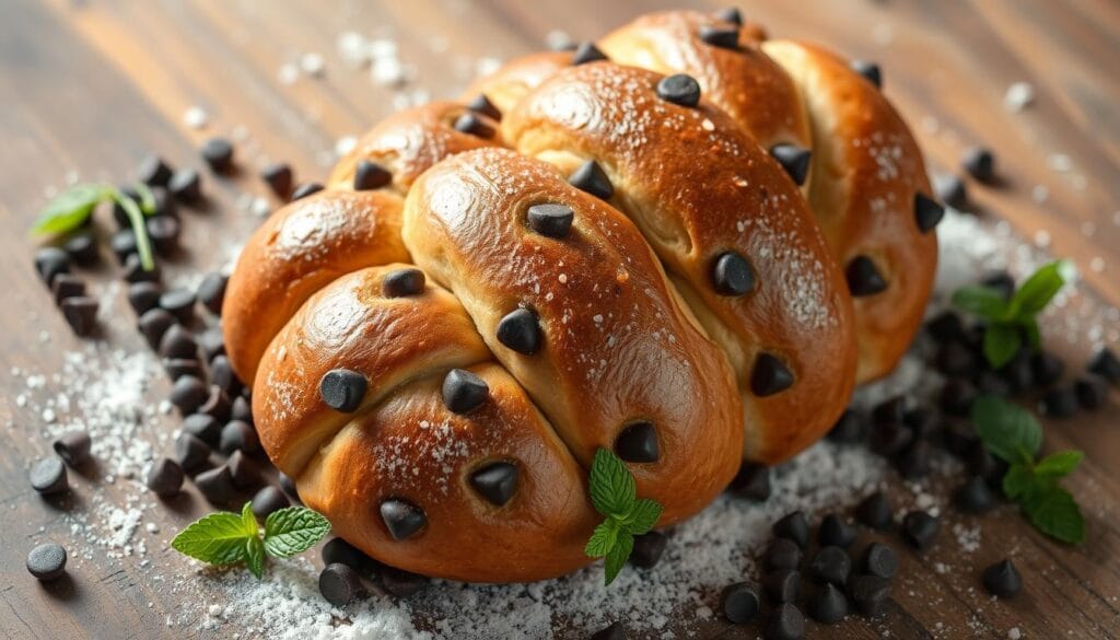 braided chocolate chip brioche recipe