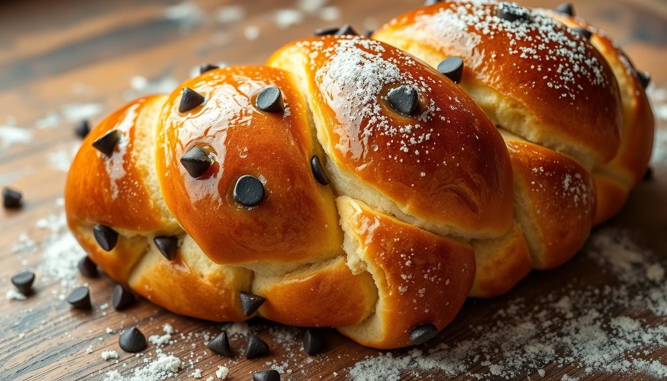 braided chocolate chip brioche recipe​