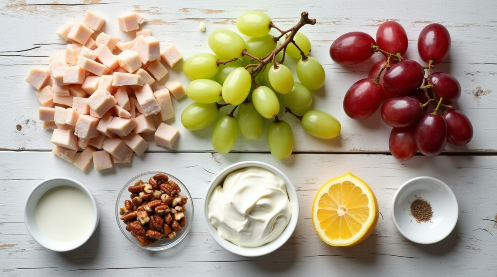 chicken salad with grapes