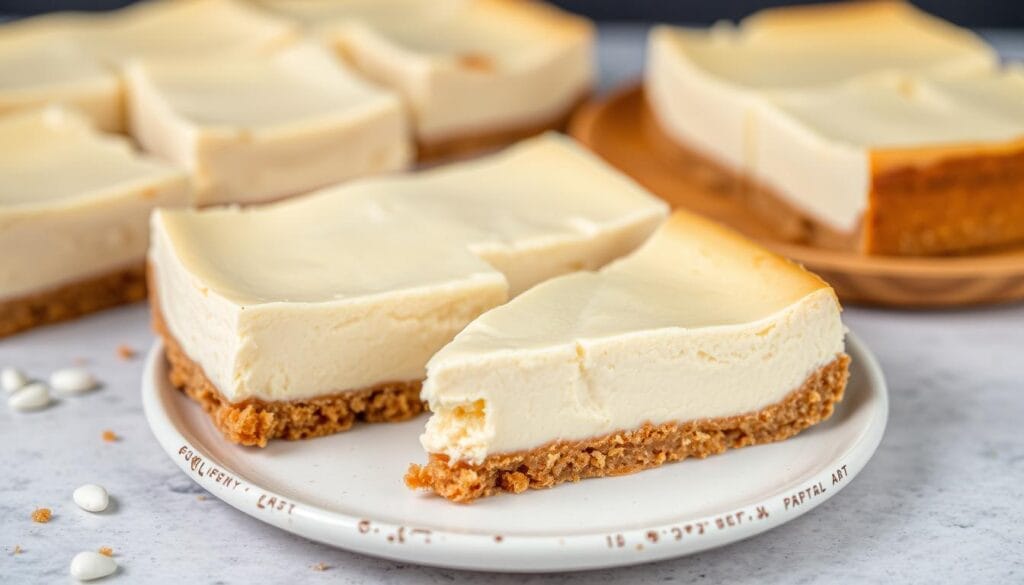 creamy cheesecake bars