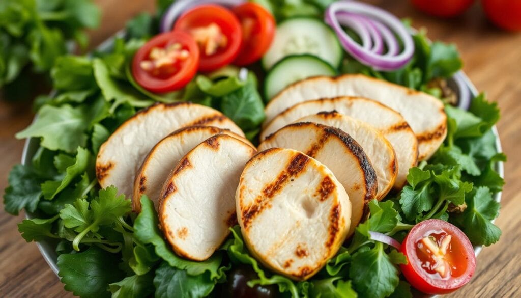 grilled chicken salad base