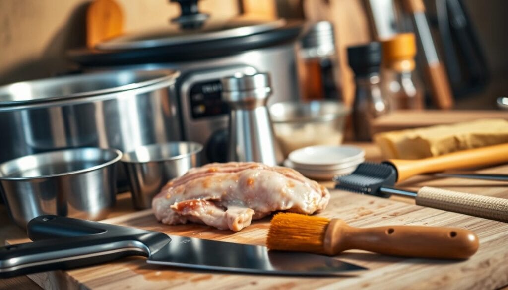 kitchen tools for homemade bourbon chicken