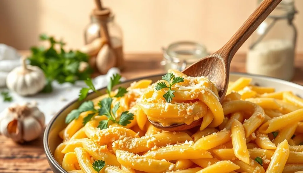 one-pot garlic parmesan pasta