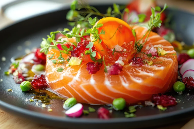 salmon crudo