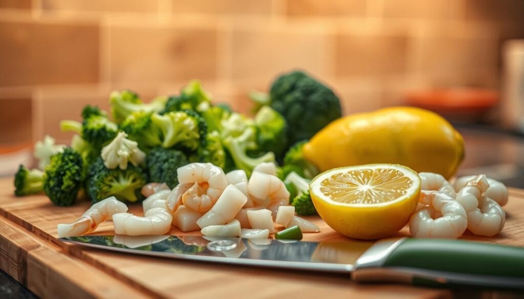 shrimp and broccoli recipe preparation