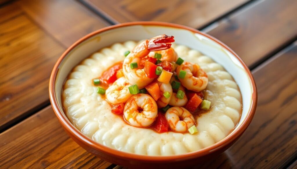 shrimp and grits recipe with vegetables